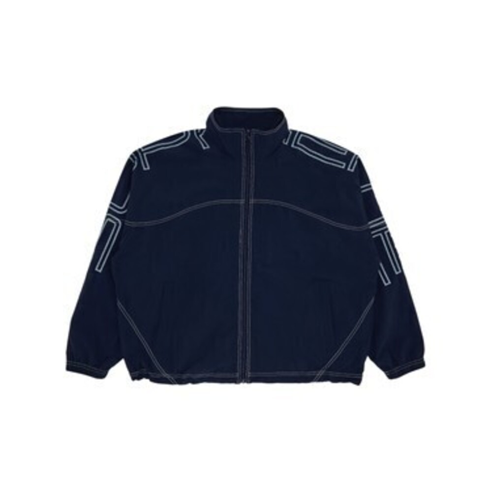 Supreme Spellout Embroidered Track Jacket 'Navy'